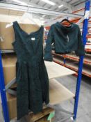 *5 Size: 8 Lindy Bop Marianne Emerald Green Vintag
