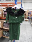 *16 Beverley Two Piece Vintage Style Suit (Emerald