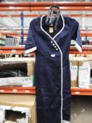 *4 Size: 8 Nina Navy Dresses with White Trim