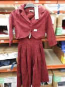 *12 Size: 8 Lindy Bop Autumn Burgundy Dresses