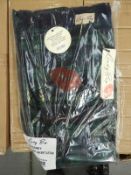 *14 Size: 18 Audrey Navy & Green Tartan Vintage St