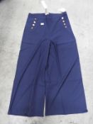 *10 Size: 22 Adonia Deep Navy Vintage Style Tops