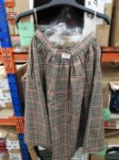 *9 Size: 10 Adalene Rustic Check Skirts
