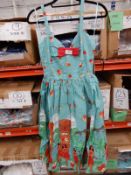 *5 Size: 8 Misty Teal Tiki Dresses