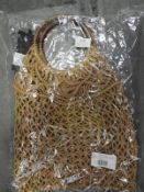 *19 String Bags with Wood Hoop Handles