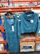 *5 Size: 8 Mildred Teal Vintage Style Dresses