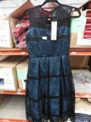 *20 Size: 10 Harlow Teal & Black Lace Vintage Styl