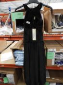 *10 Size: 12 Cheronda Black Velvet Dresses