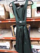 *12 Size: 12 Lana Bottle Green Vintage Style Dress