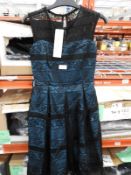 *6 Size: 8 Harlow Teal/Black Lace Dresses