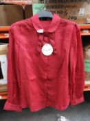 *14 Size: 16 Mima Dark Red Blouses