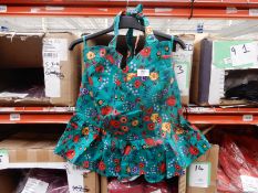 *3 Lettie Green Quaint Tops