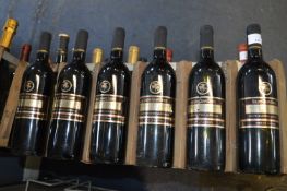 Six Bottles of 2012 Cabernet Shiraz Red Wine