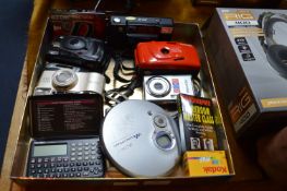 Cameras, Sony Walkman, etc.