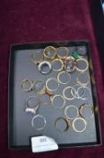 Assorted Ladies Costume Jewellery Rings