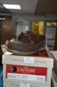 Catesby Brown Deck Shoes Size: 4