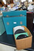 Two Record Cases and Contents of LPs, plus a Box o