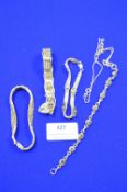 Assorted Silver Bracelets ~65.9g