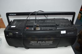 Hitachi 3D Super Woofer Twin Drive Portable Tape C