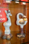 Pair of Novelty Ceramic Animals