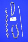 Assorted Silver Bracelets ~47.1g