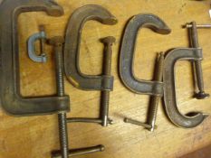 *Five Assorted Clamps