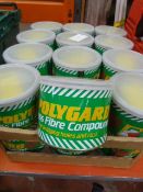 24 Tins of Polyguard Glass Fibre Compound Kit No.