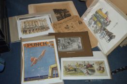 Vintage Style Prints - Transport, Punch, Newspapers, etc.
