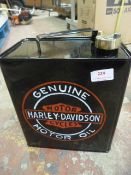 *Reproduction Harley Davidson Petrol Can
