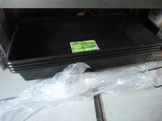 *Four Large Garden Trays and an Iron Hanging Plant