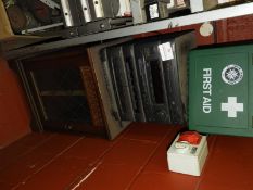 *Aiwa Music System, Dart Board and a First Aid Kit