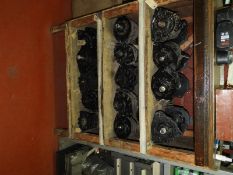 *Wooded Storage Rack Containing 22 Commercial Vehicle Alternators