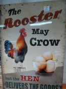 *Reproduction Tin Advertising Sign 70x50cm