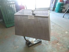 *Steel Halo Table Lamp