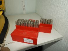 *Set of Letter and Number Punches