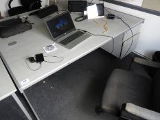 *Single Pedestal Office Desk with Right Hand Drawe