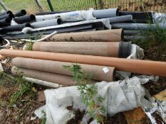 *Two Pallets Containing a Quantity of Clay Drainage Pipes and Fittings plus Loose Items