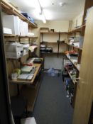 *Contents of Stationery Store to Include Office St