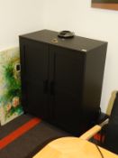 *Black Wood Storage Cabinet