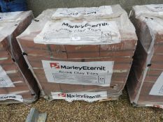 *Pack of Red Smooth Acme Single Camber Roof Tiles