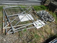 *Pair of Heras Access Gates and One Personnel Gate