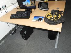 *Office Table in Light Beech Finish 160x80cm