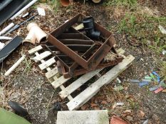 *Pallet Containing Three Cast Iron Drainage Grates