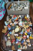 Tray Lot and a Box of Miniature Tetley Tea Folk, D
