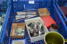 Collectors Items Including Fruit Knives, Metal Fig