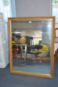 Gilt Framed Bevelled Edge Mirror 125x100cm