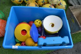Tub Play Balls, Sand Castle Buckets, etc.