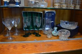 Waterford, Stewart, and Other Cut Glass Bowls, Win