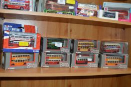 Eight Corgi Diecast Omnibuses