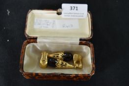 Pair of Signed Christian Dior 1970's Clip Earrings